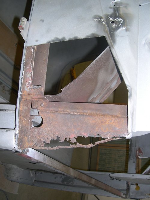 Both inner and outer lower cowl were in bad shape.