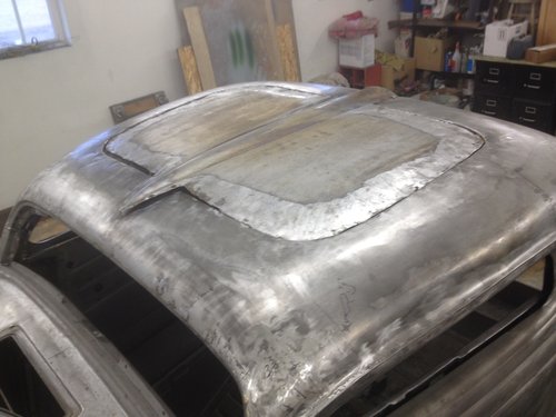 Here's the old insert after removal including over 50 lbs. of lead